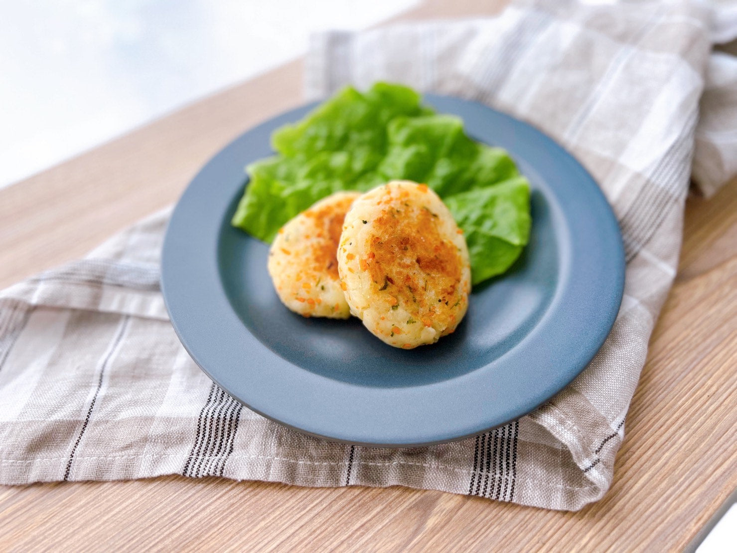 \Zip Topでつくる/簡単離乳食【じゃがもちお焼きレシピ】